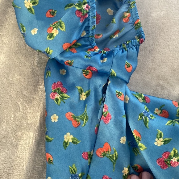 ZARA SATIN FRUIT DRESS - Picture 4 of 4